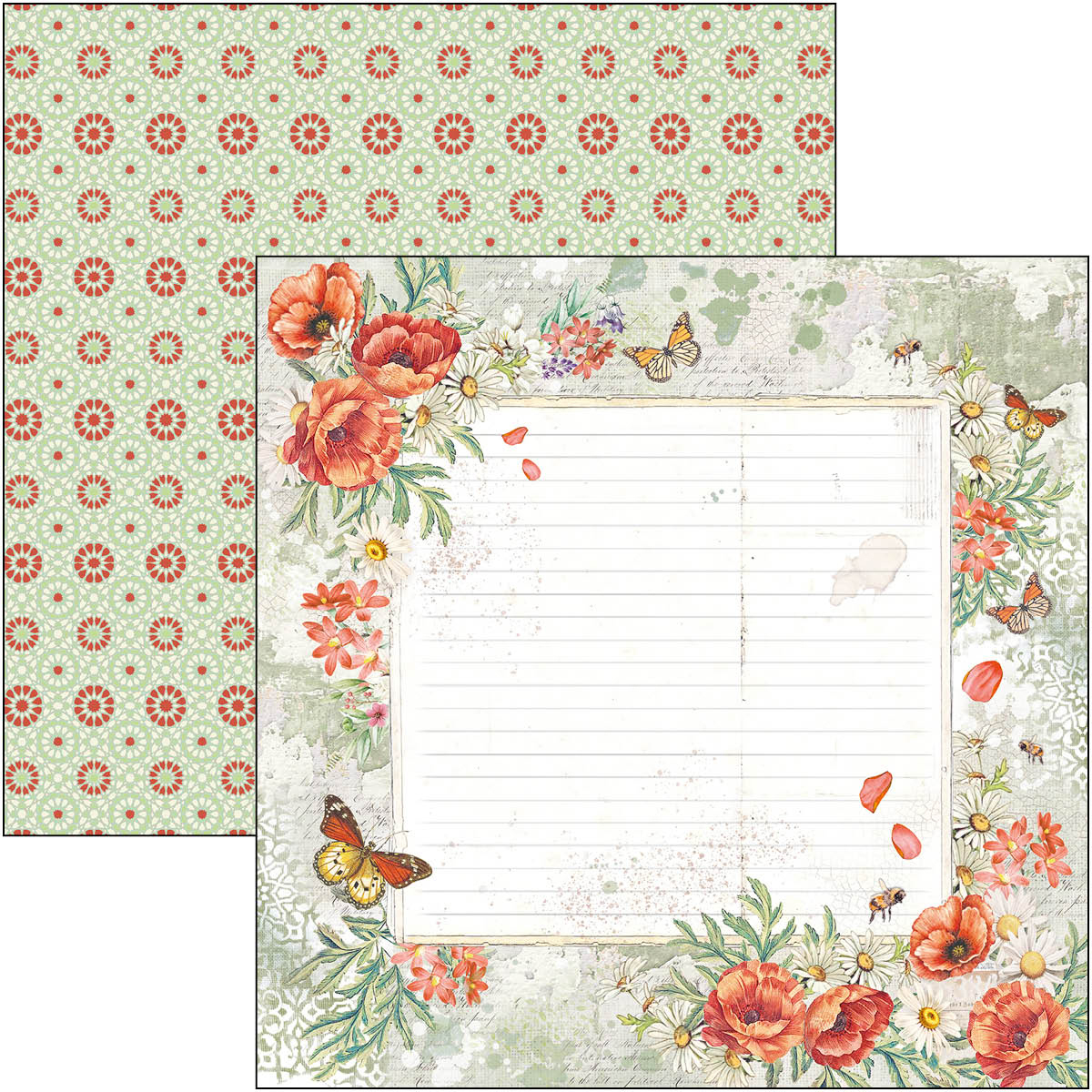 Scrapbook Papierblock 12"x12" - Enchanted land