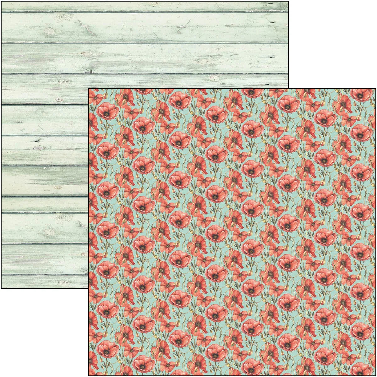 Scrapbook Papierblock 12"x12" - Enchanted land - Bastelschachtel - Bastelpapier - 