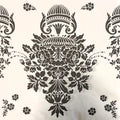 Serviette - Baroque black/white - Bastelschachtel