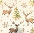 Serviette - Deer in winter - Bastelschachtel
