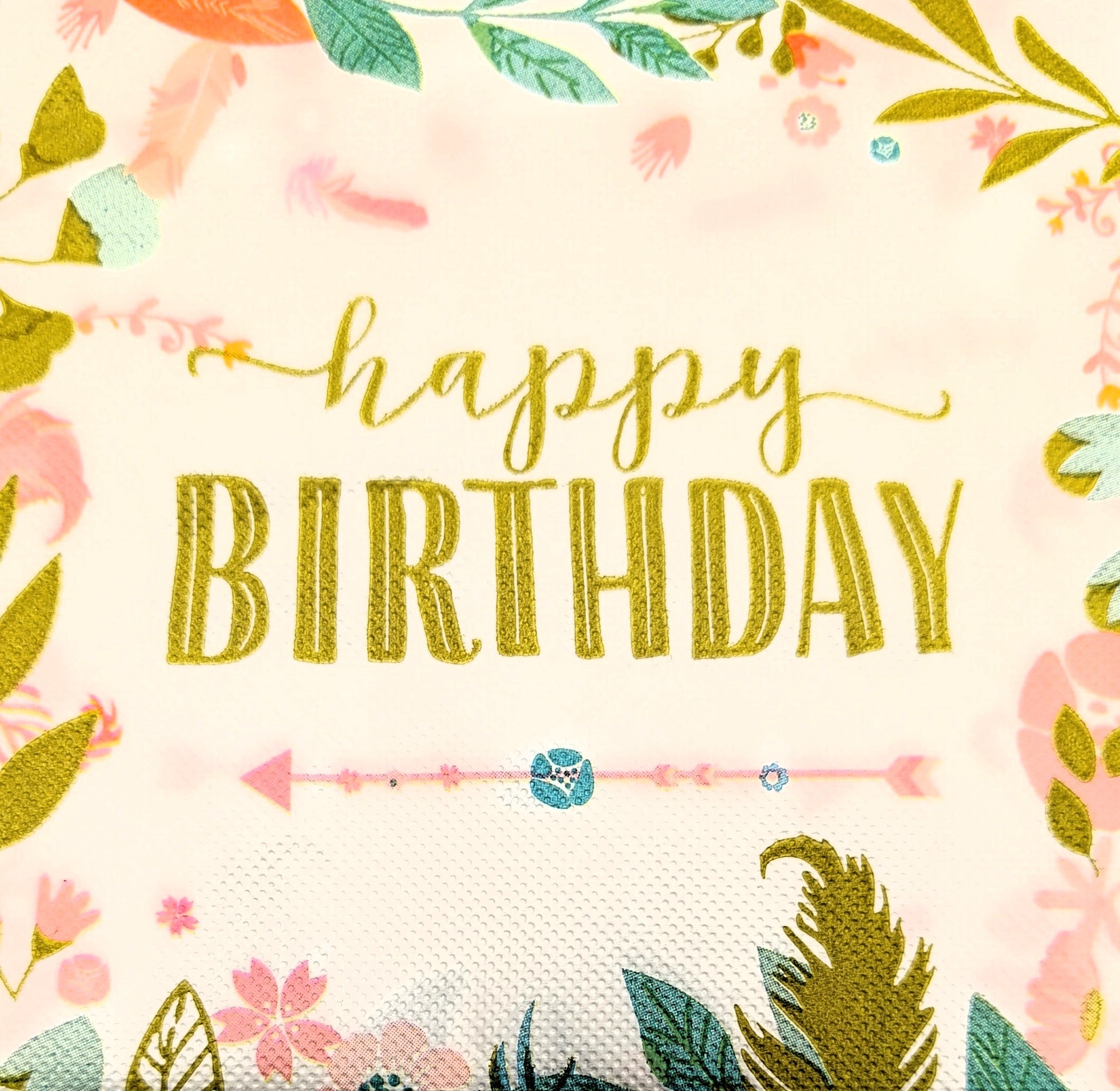 Serviette - Happy Birthday - Bastelschachtel