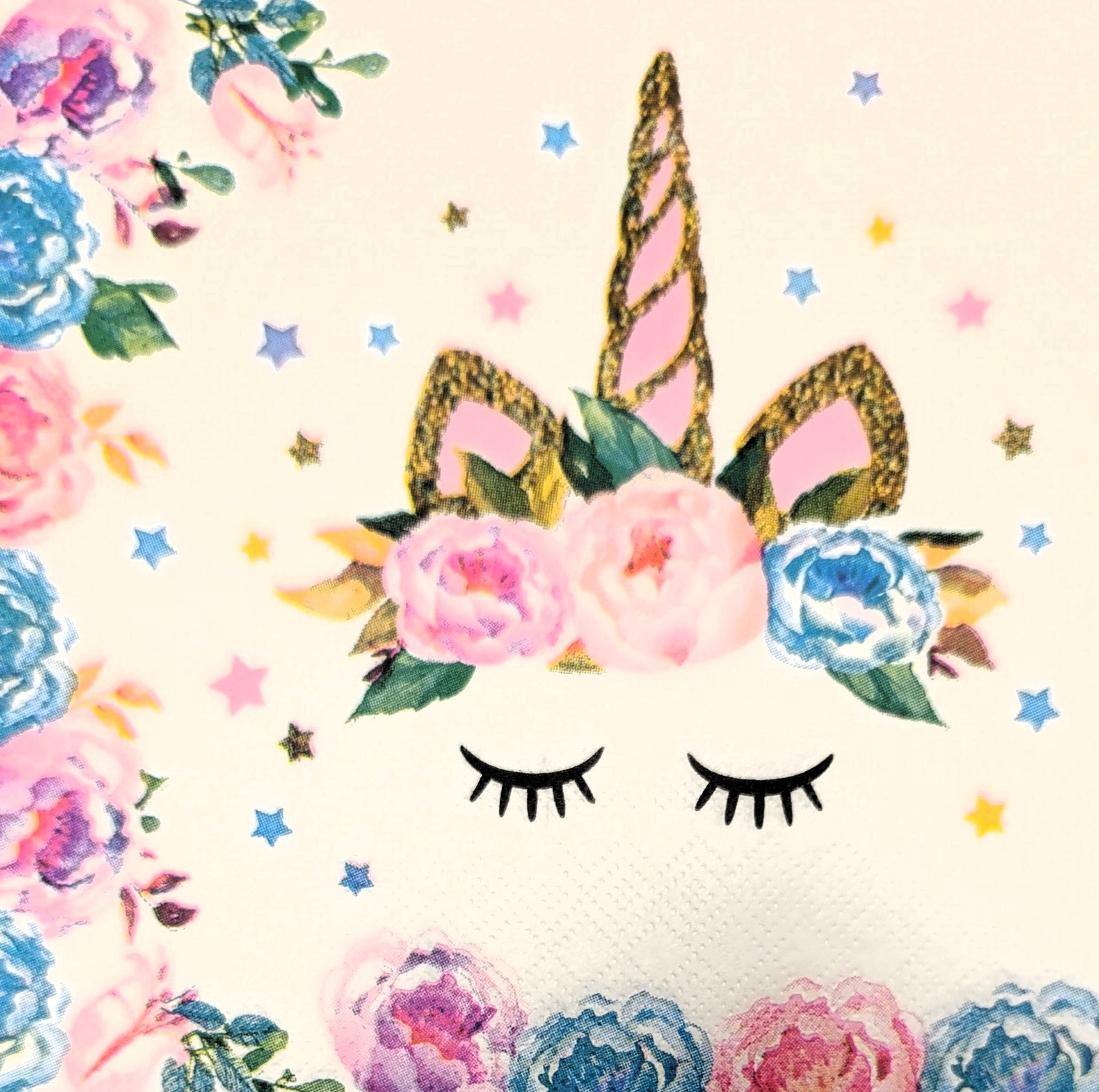 Serviette - Unicorn Princess - Bastelschachtel