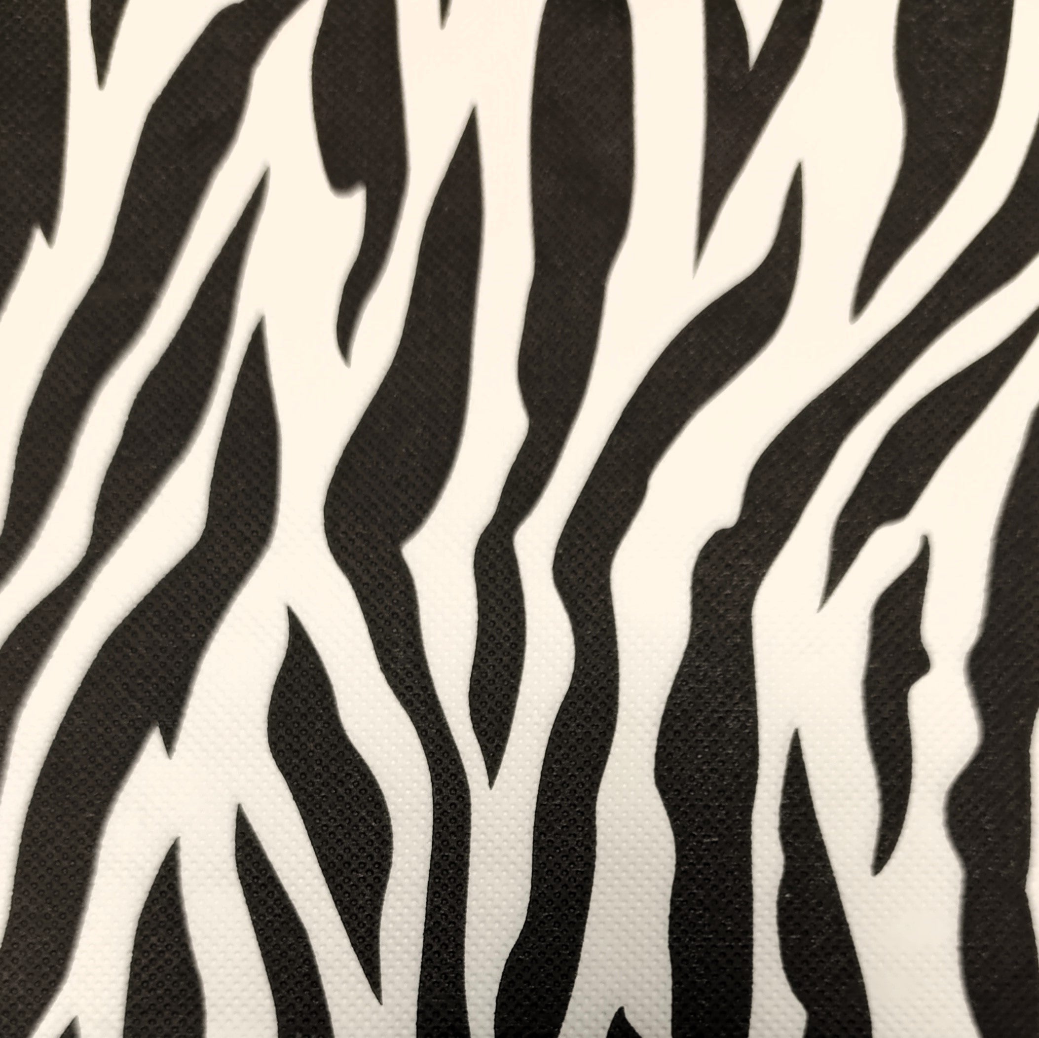 Serviette - Zebramuster - Bastelschachtel