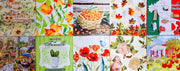 Servietten Set mit Decoupage-Kleber - Herbst - Bastelschachtel