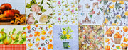 Servietten Set mit Decoupage-Kleber - Herbst - Bastelschachtel