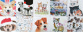 Servietten Set mit Decoupage-Kleber - Hunde & Katzen - Bastelschachtel