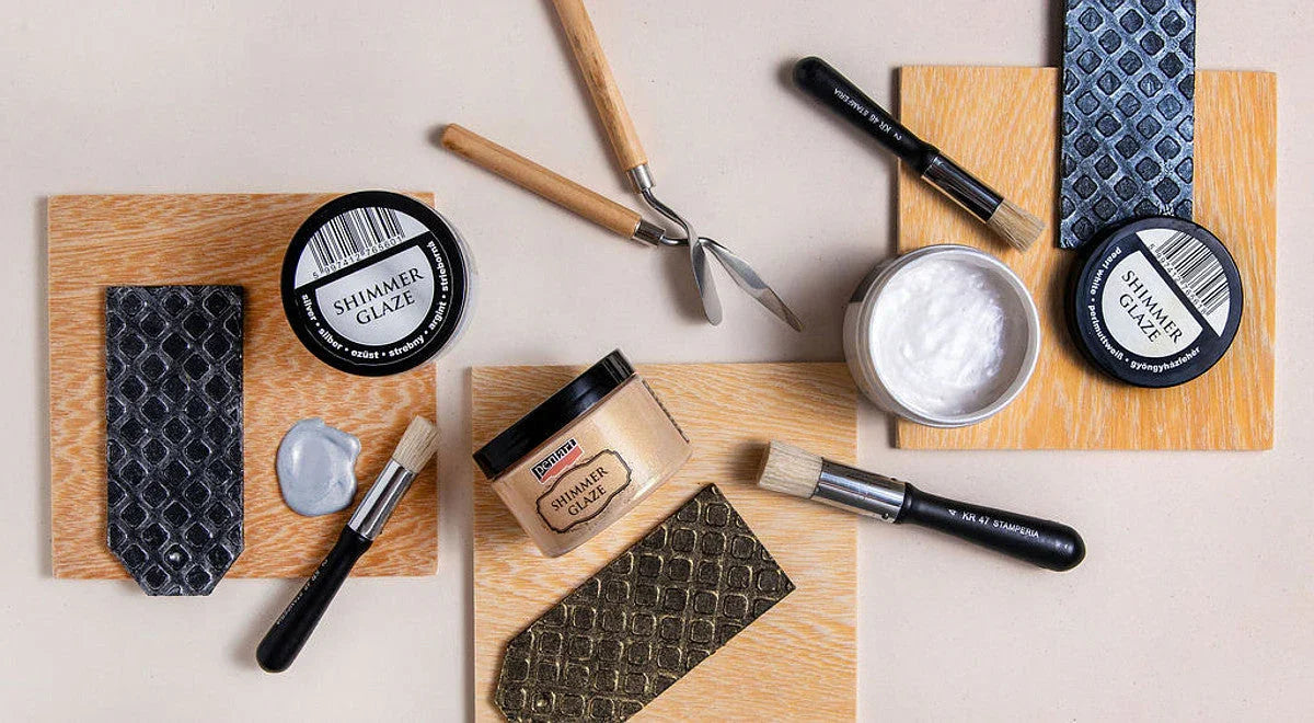 Pentart Shimmer glaze 150ml - gold - Bastelschachtel - Sonstiges - 43738