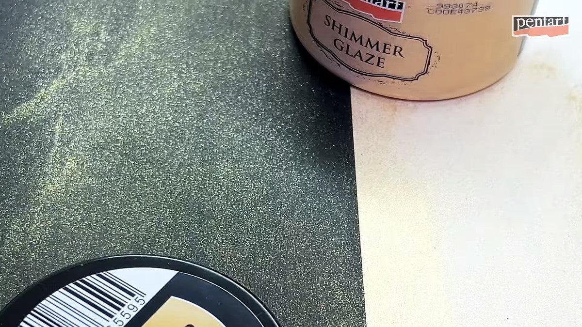 Pentart Shimmer glaze 150ml - gold - Bastelschachtel - Sonstiges - 43738