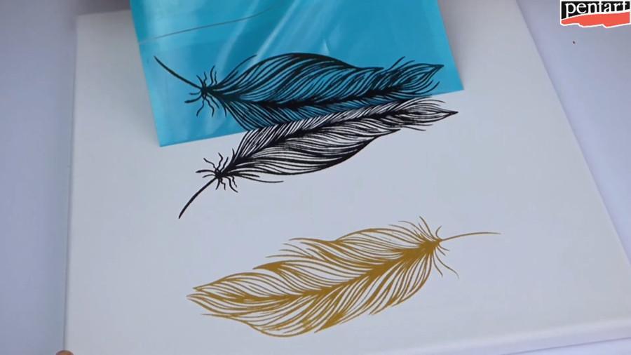 Siebdruckschablone 21,5x27,5 cm - Tannenbaum - Bastelschachtel