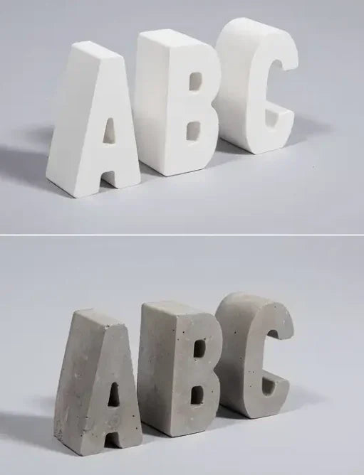 Silikonform - ABC - Bastelschachtel