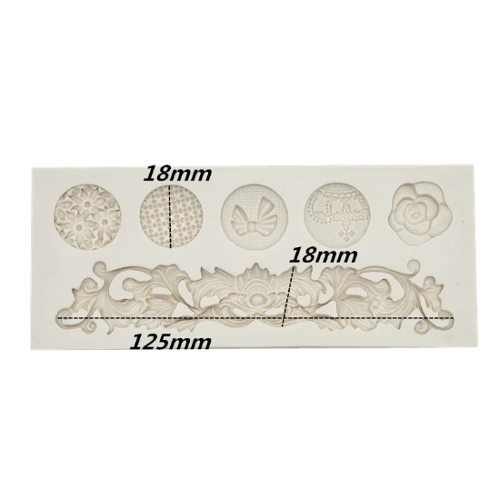 Silikonform - Buttons - Bastelschachtel