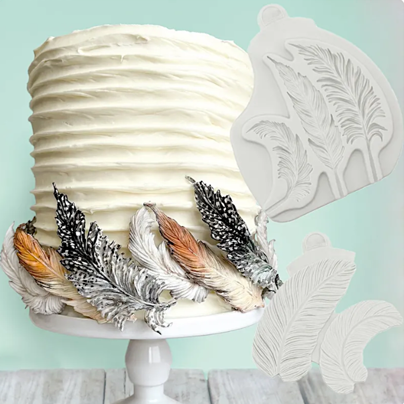 Silikonform - Feather assorted - Bastelschachtel
