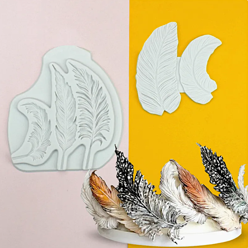 Silikonform - Feather assorted - Bastelschachtel
