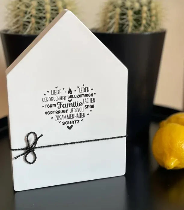 Silikonform - Haus - Bastelschachtel