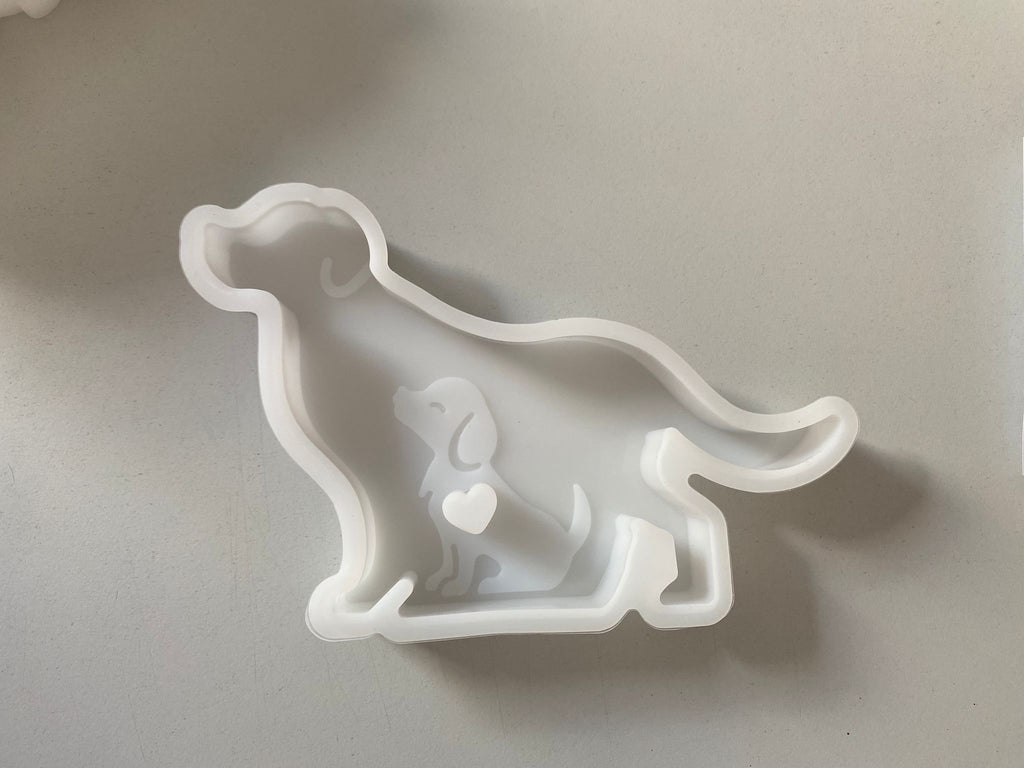 Silikonform Hund - Bastelschachtel