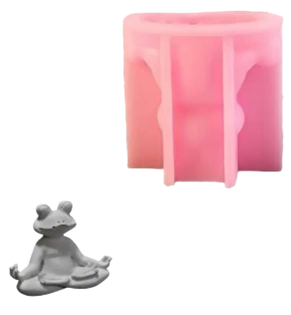 Silikonform Yoga-Frosch - Bastelschachtel