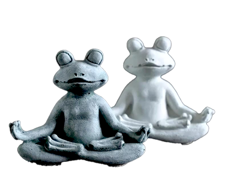 Silikonform Yoga-Frosch - Bastelschachtel