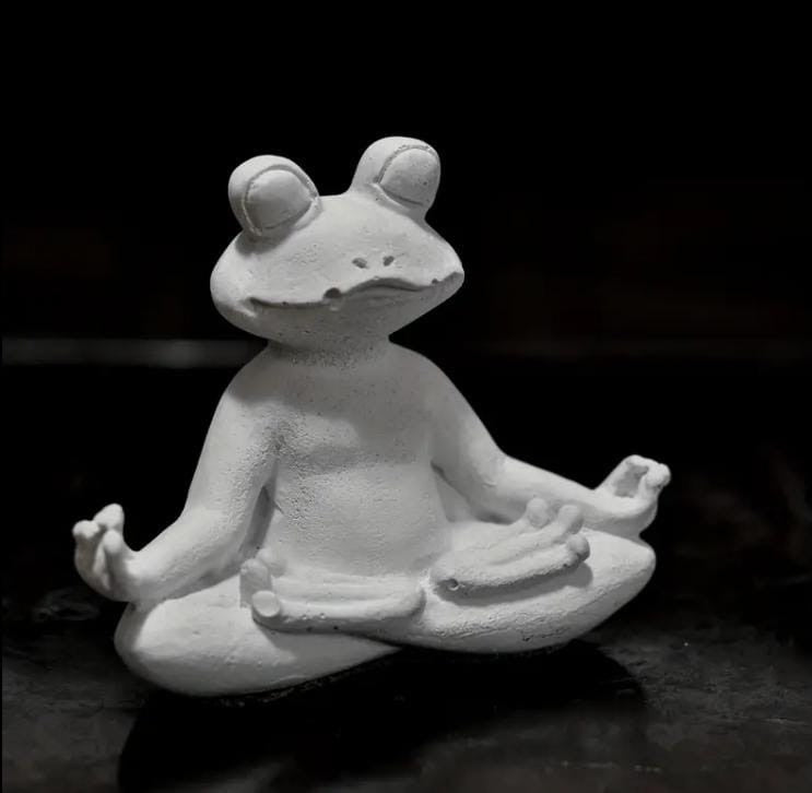 Silikonform Yoga-Frosch - Bastelschachtel
