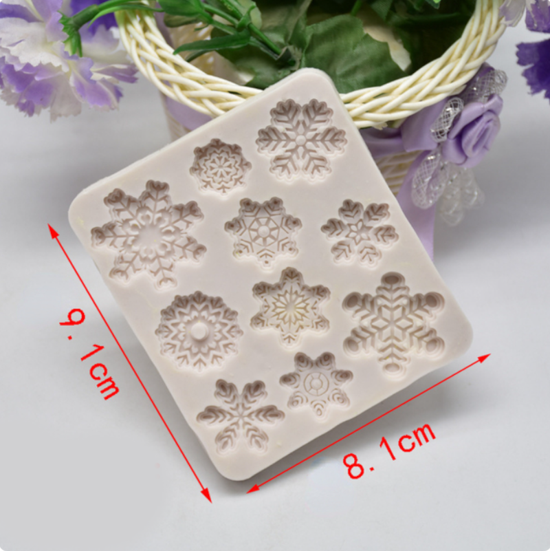 Silikonform - Snowflakes filigran