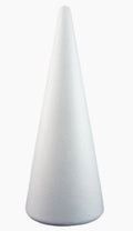 Styropor Kegel 2 Stk. - 7x12,5 cm - Bastelschachtel