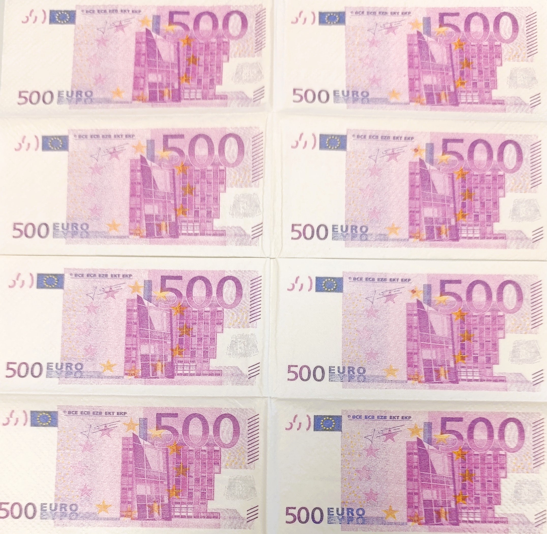 Taschentücher - Money 500 - Bastelschachtel