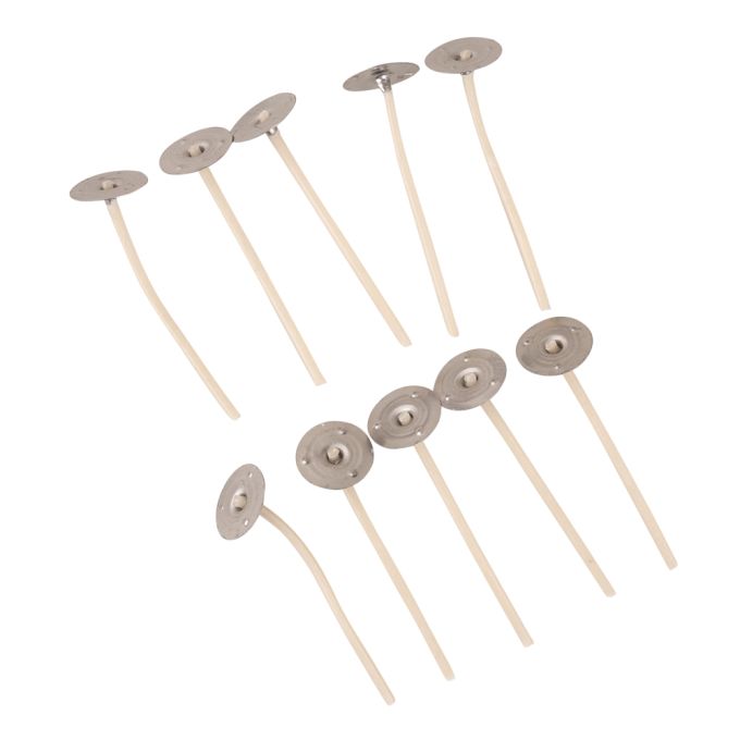 Teelichtdocht gewachst - 10x 50mm - Bastelschachtel