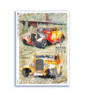 VEHICLES-0052. Vehicles Rice Paper for decoupage.