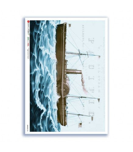 VEHICLES-0054. Vehicles Rice Paper for decoupage.