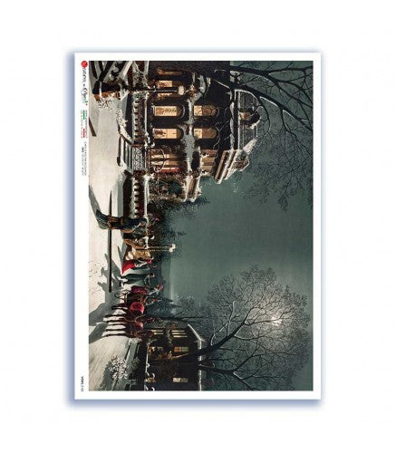 VIEWS-0183. Landscape Rice paper  for the decoupage.