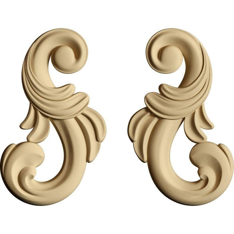 Holz Ornament - Tendril twin - Bastelschachtel - Holz Ornament - Tendril twin