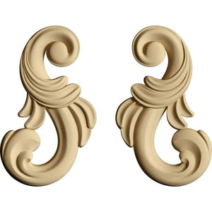 Holz Ornament - Tendril twin - Bastelschachtel - Holz Ornament - Tendril twin