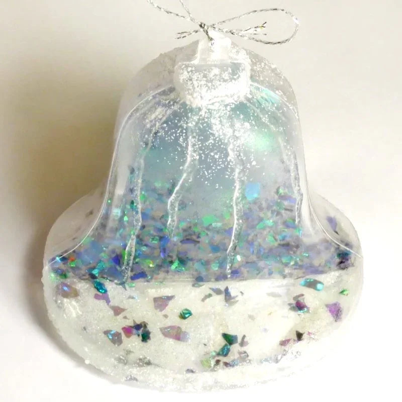 Acryl-Glocke mit Trennwand, 10cm - Bastelschachtel