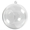 Acryl-Kugel mit Öffnung, 8cm, 5 Stück pro Packung - Bastelschachtel