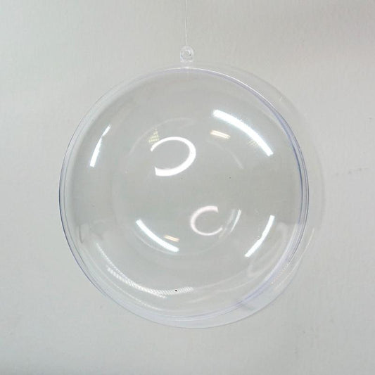 Acryl-Kugel mit Trennwand, 10cm - Bastelschachtel - Acryl-Kugel mit Trennwand, 12cm - Bastelschachtel - Acryl-Kugel mit Trennwand, 12cm