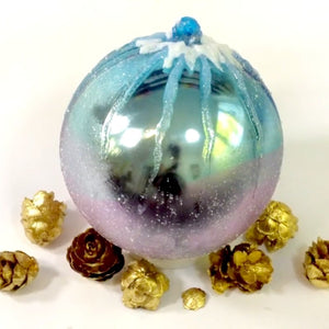 Acryl-Kugel mit Trennwand, 12cm - Bastelschachtel - Acryl-Kugel mit Trennwand, 12cm