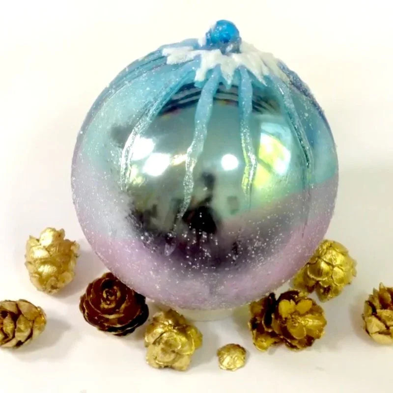 Acryl-Kugel mit Trennwand, 14cm - Bastelschachtel