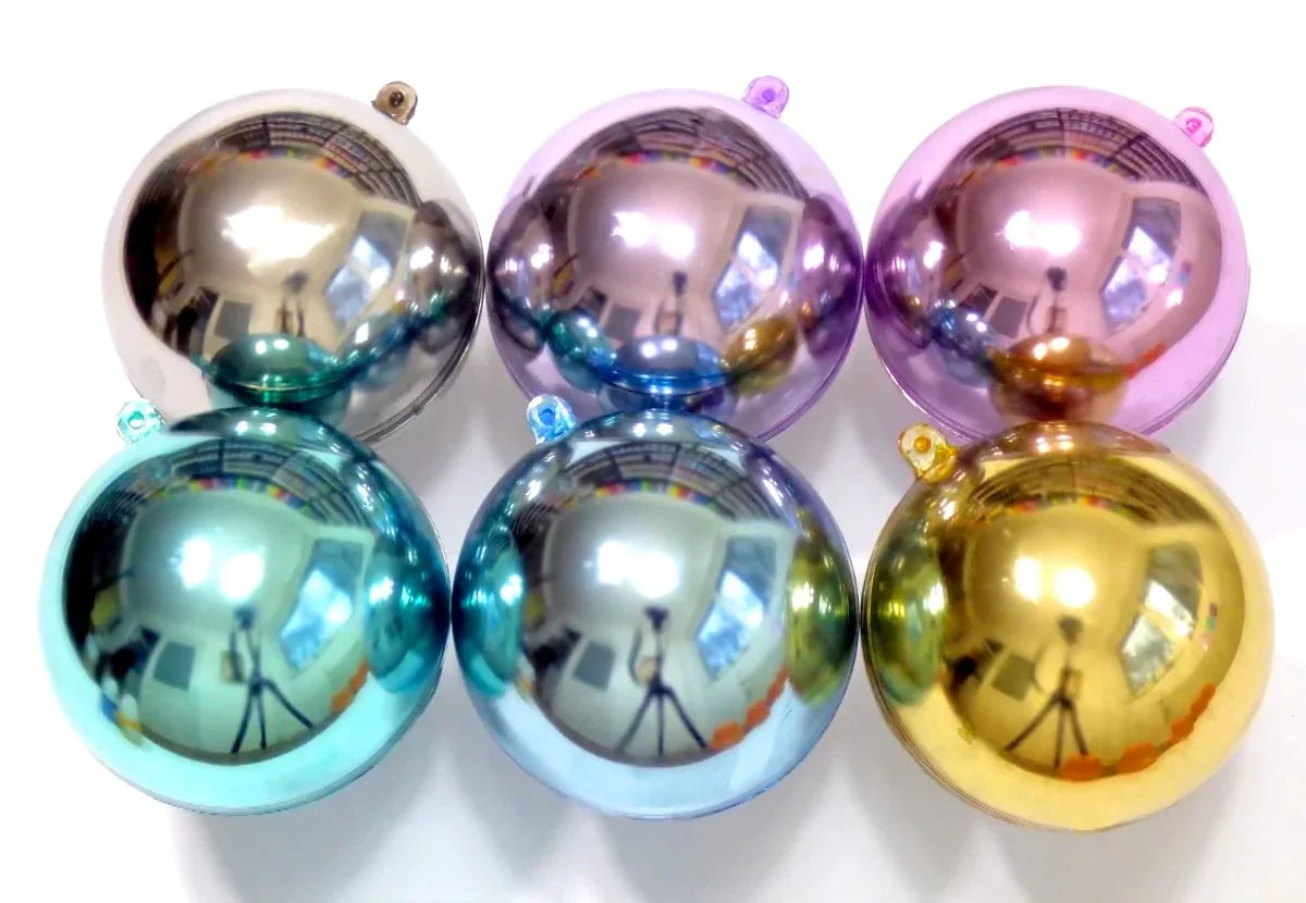 Acryl-Kugel mit Trennwand, 8cm - Bastelschachtel