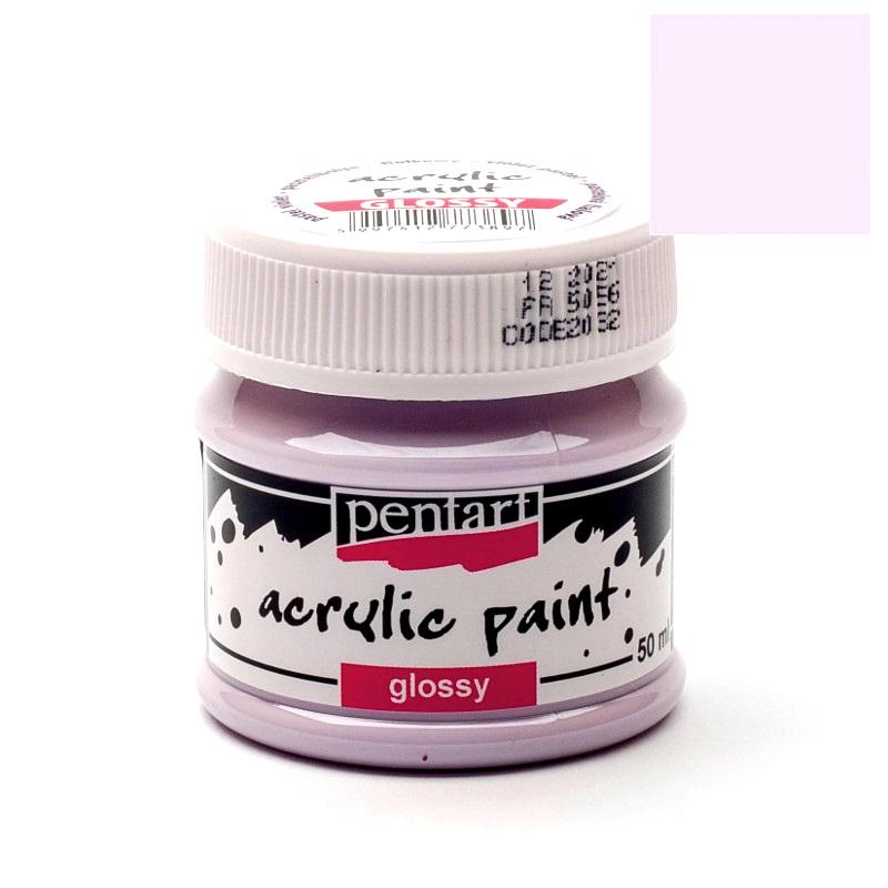 Pentart Acrylfarbe glänzend 50ml - pastell violett - Bastelschachtel - Pentart Acrylfarbe glänzend 50ml - pastell violett