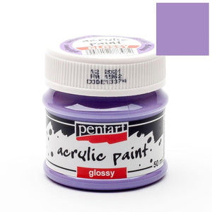 Pentart Acrylfarbe glänzend 50ml - violett - Bastelschachtel - Pentart Acrylfarbe glänzend 50ml - violett