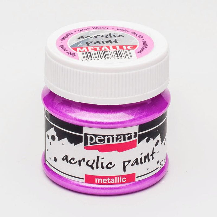 Pentart Acrylfarbe Metallic 50ml - hell lila