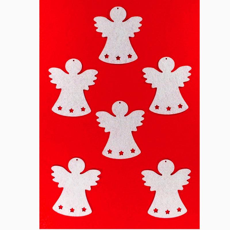 Bastelfilz Figuren - Engel mit Stern 3er Set - Bastelschachtel