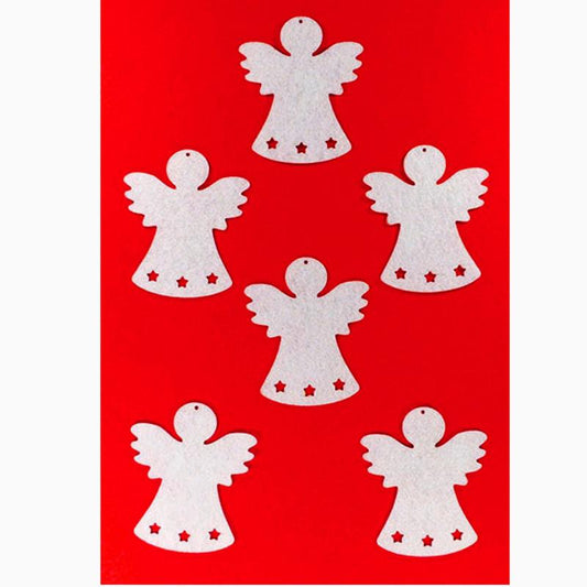 Bastelfilz Figuren - Engel mit Stern - Bastelschachtel - Bastelfilz Figuren - Engel mit Stern