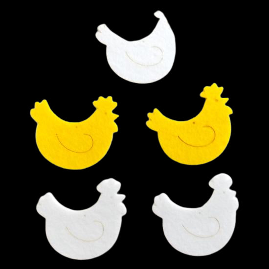 Bastelfilz Figuren - Huhn - Bastelschachtel