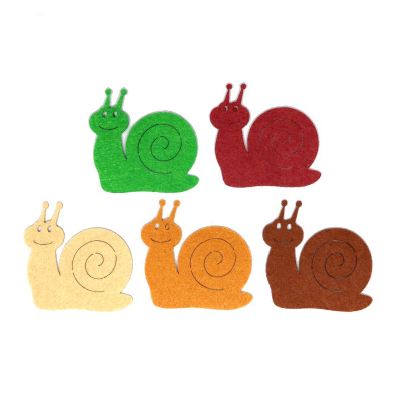 Bastelfilz Figuren - Schnecke - Bastelschachtel