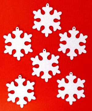Bastelfilz Figuren - Schneeflocke 1. - Bastelschachtel - Bastelfilz Figuren - Schneeflocke 1.