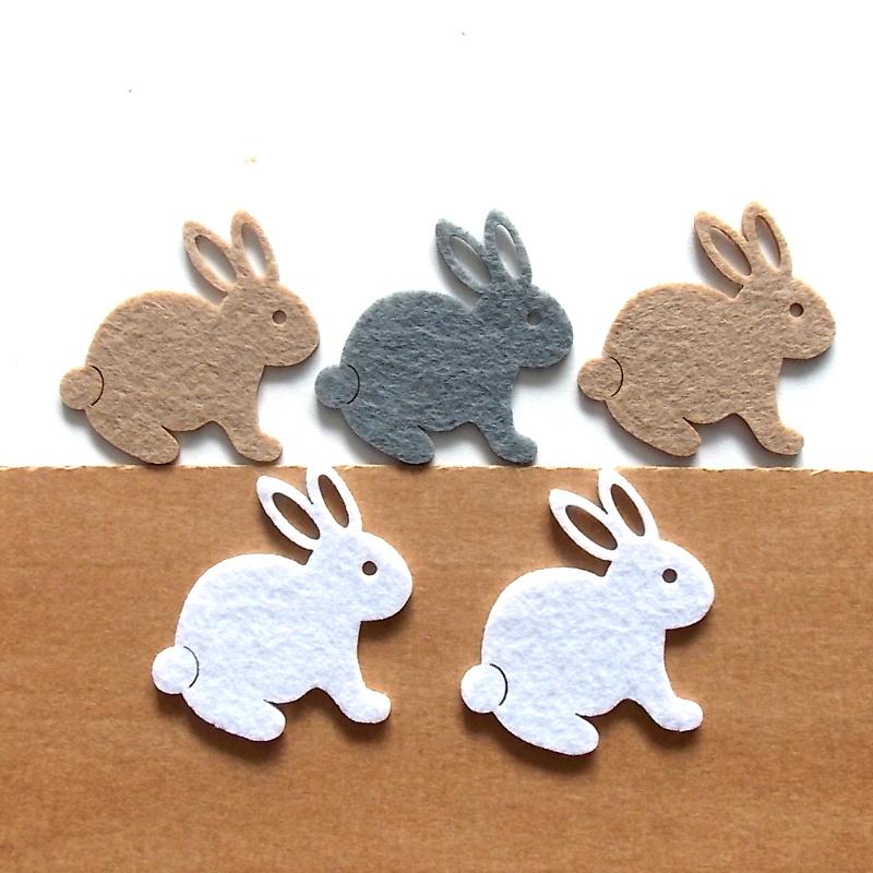 Bastelfilz Figuren - Sitzender Hase - Bastelschachtel