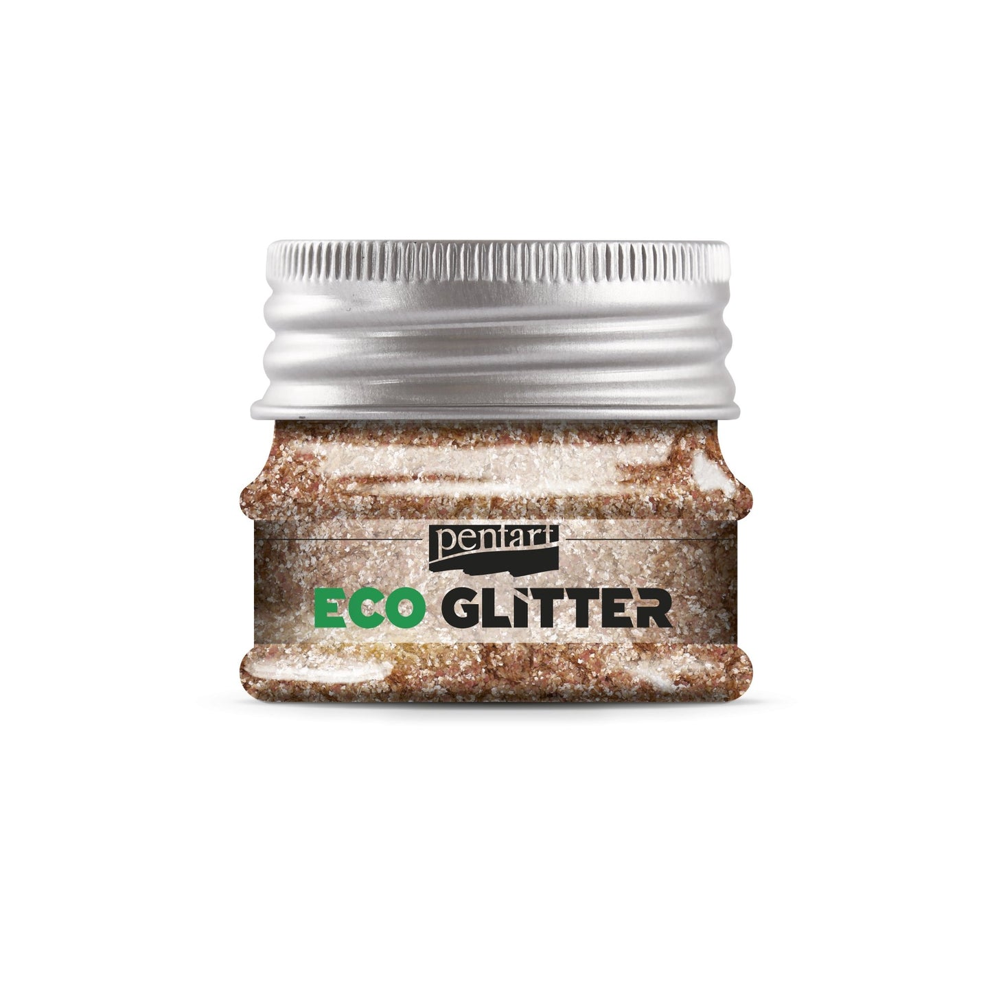 Pentart Eco Glitter 15g - rosegold, fine - Bastelschachtel - Pentart Eco Glitter 15g - rosegold, fine