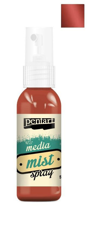 Pentart Media Mist Spray 50ml metallic - kupfer - Bastelschachtel - Pentart Media Mist Spray 50ml metallic - kupfer