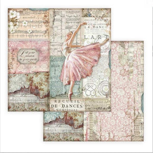 Scrapbook Papier 30,5x30,5cm - Passion dancer - Bastelschachtel - Scrapbook Papier 30,5x30,5cm - Passion dancer