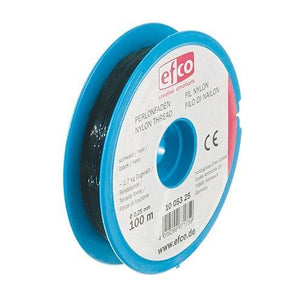 Perlonfaden schwarz 0,25mm/100m - Bastelschachtel - Perlonfaden schwarz 0,25mm/100m